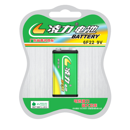 凌力6F22-9v碳性电池